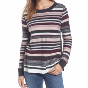 NEW Caslon Reverse Stripe Sweater